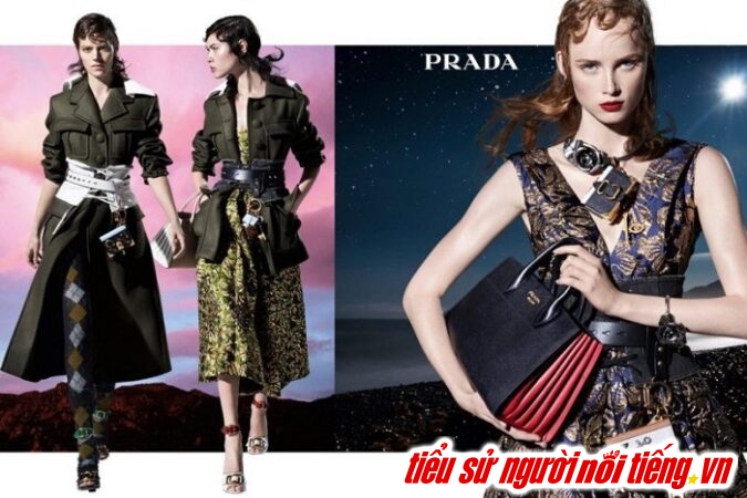 Các thiết kế của Prada mang đến cảm giác sang trọng, độc đáo và đậm chất nghệ thuật.